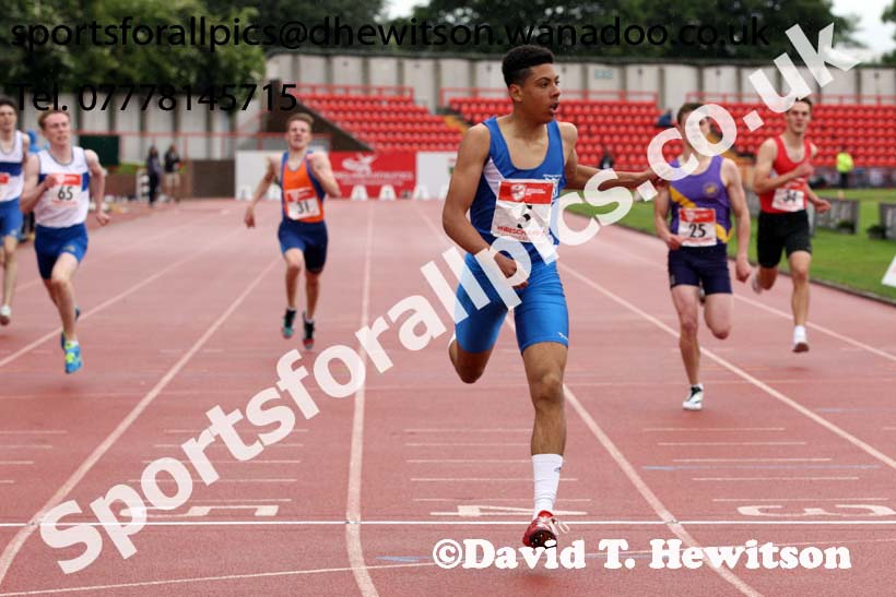 Inter boys 400 metres, English Schools Track and Field. Photo: David T. Hewitson/Sports for All Pics
